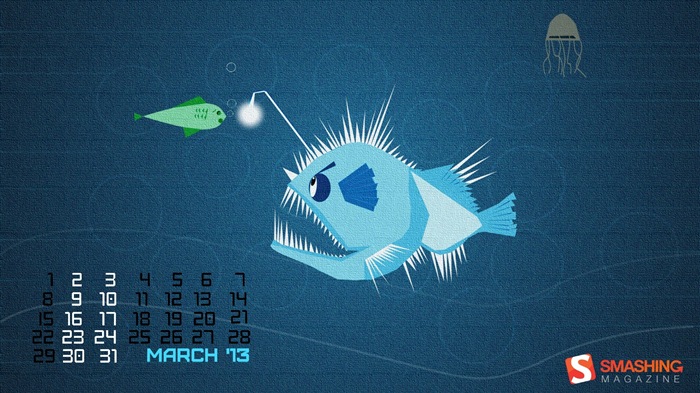 April 2013 Calendar wallpaper (2) #7