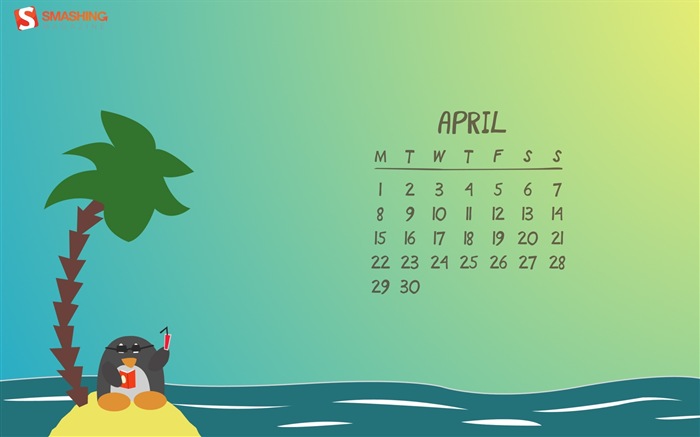 April 2013 Calendar wallpaper (2) #9