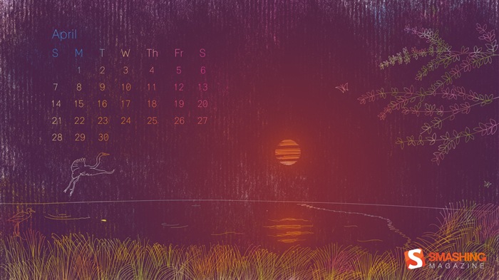 April 2013 Kalender Wallpaper (2) #19