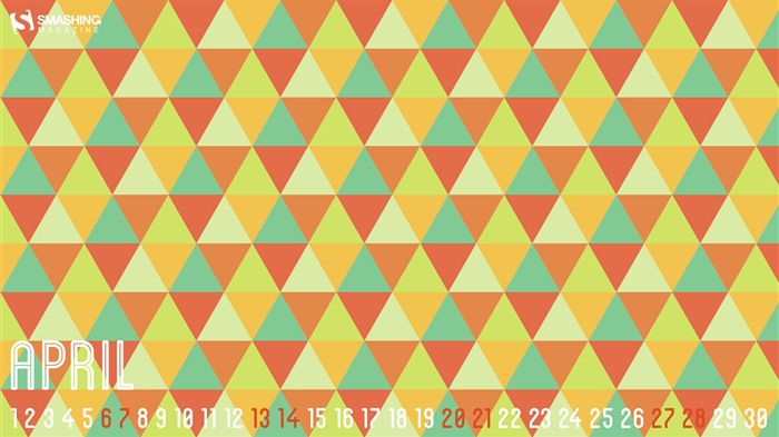 April 2013 Calendar wallpaper (2) #22