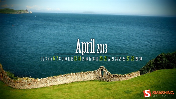 April 2013 Kalender Wallpaper (2) #25