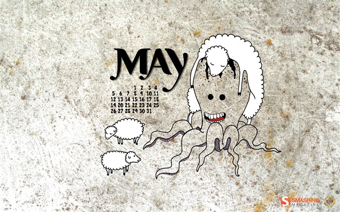 May 2013 calendar wallpaper (2) #7