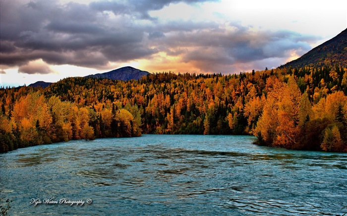 Windows 8 thème fond d'écran: Alaska paysage #1