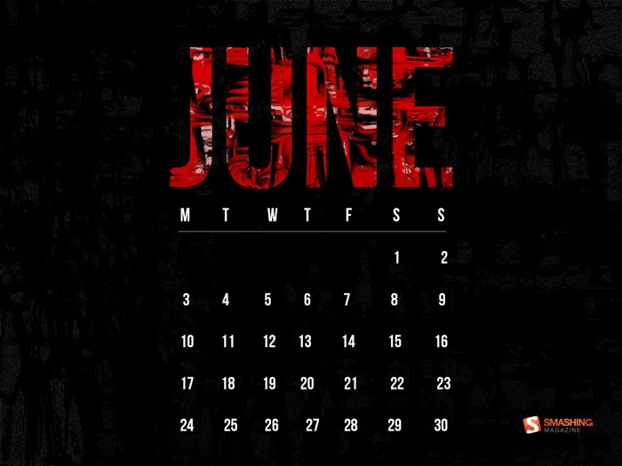 June 2013 calendar wallpaper (1) #12