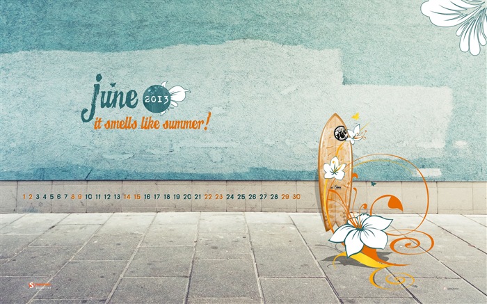 June 2013 calendar wallpaper (2) #4