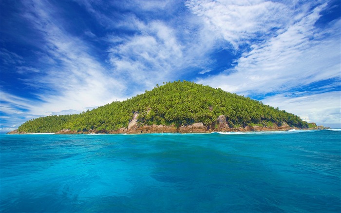 Seychely Ostrov terén HD tapety na plochu #1