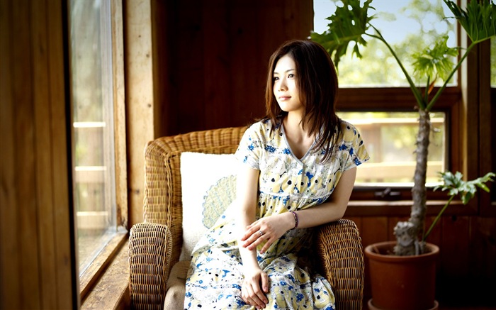 일본 가수 요시오카 유이의 HD 배경 화면 #6