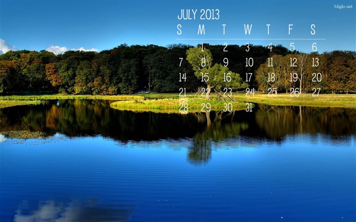 07 2013 calendario fondo de pantalla (2) #15