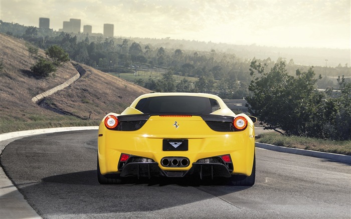 2013 Ferrari 458 Italia with 458-V supercar HD wallpapers #7