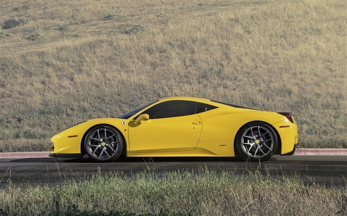 2013 Ferrari 458 Italia with 458-V 法拉利 高清壁纸8