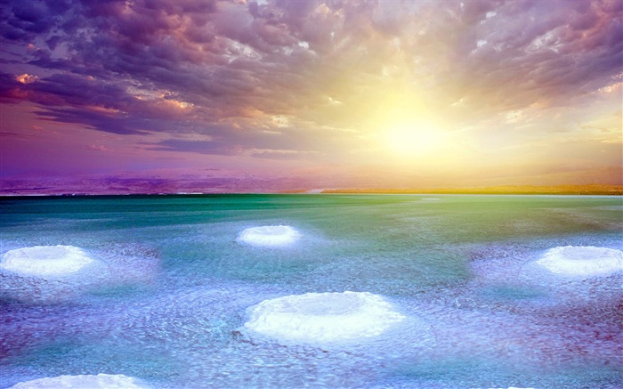 Dead Sea schöne Landschaft HD Wallpaper #17