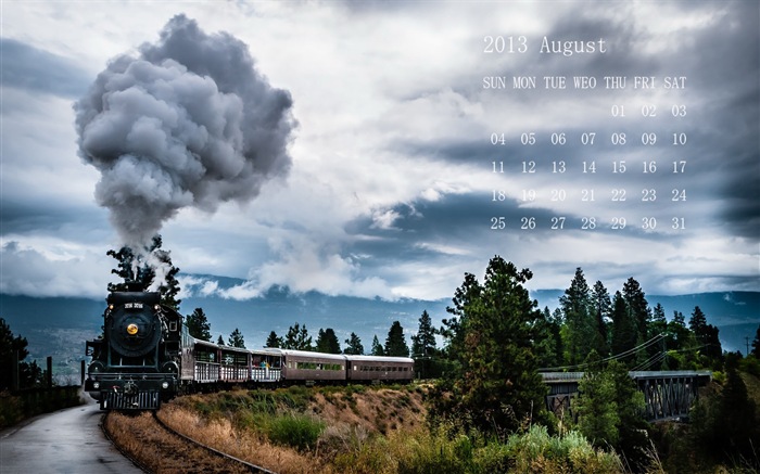 August 2013 calendar wallpaper (1) #6