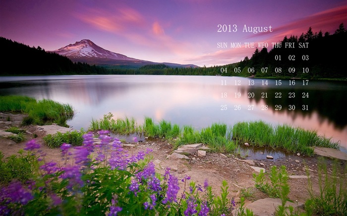 August 2013 calendar wallpaper (1) #8