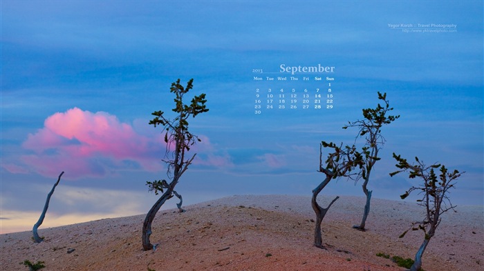 Septembre 2013 Calendar Wallpaper (1) #6