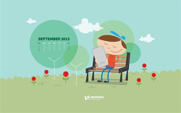 Septembre 2013 Calendar Wallpaper (2) #17