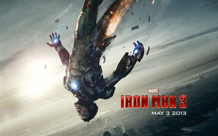 2013 Iron Man 3 nejnovější HD tapety na plochu #2