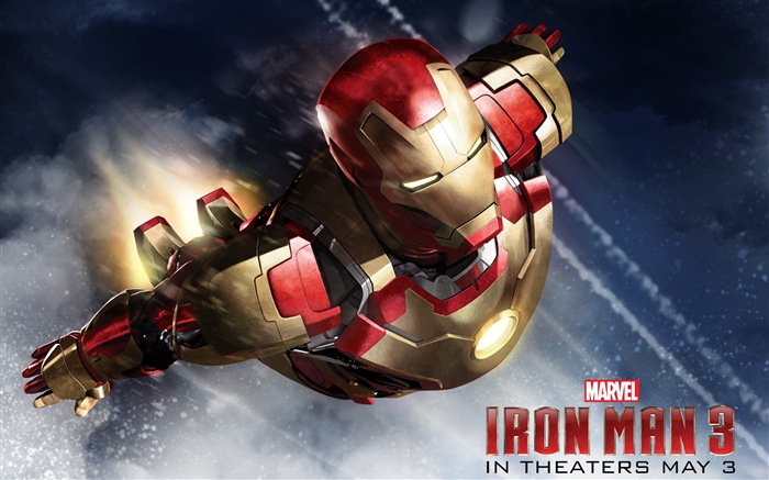 2013 Iron Man 3 nejnovější HD tapety na plochu #5