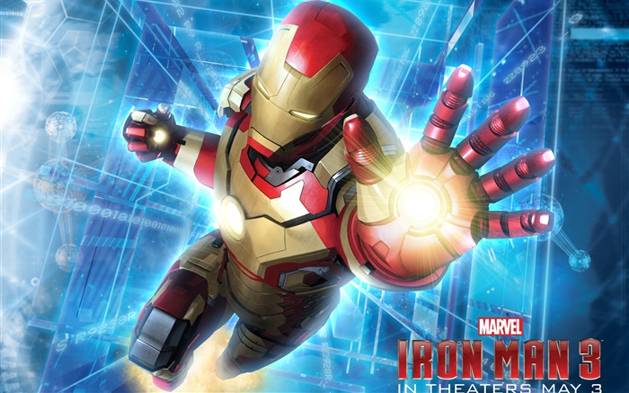 2013 Iron Man 3 nejnovější HD tapety na plochu #9