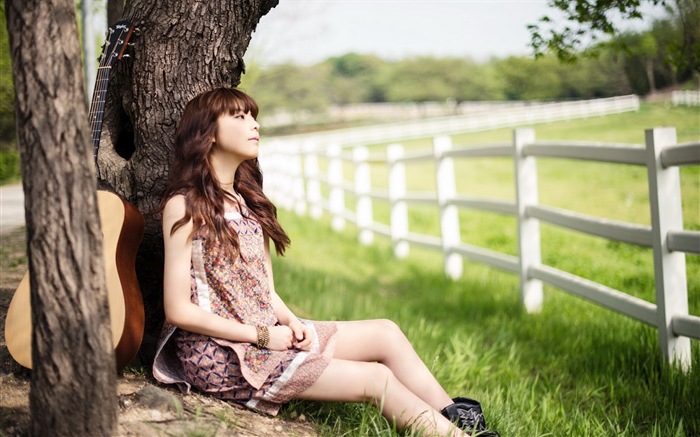 JUNIEL Korea krásné HD tapety na plochu dívky #1
