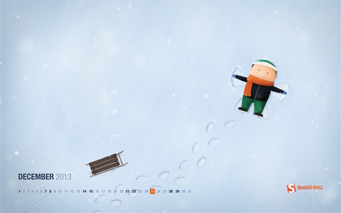 December 2013 Calendar wallpaper (2) #12