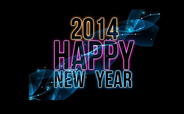 2014 New Year Theme HD Fonds d'écran (1) #11