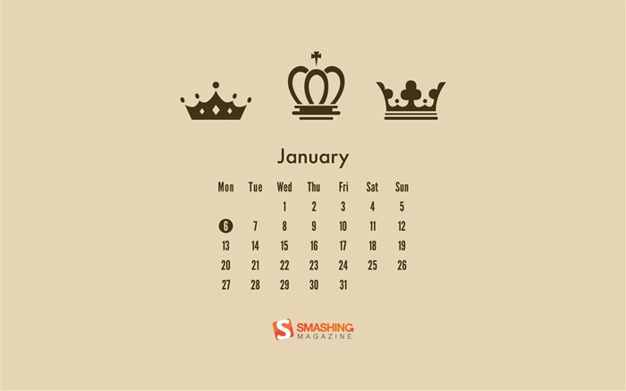 January 2014 Calendar Wallpaper (2) #14