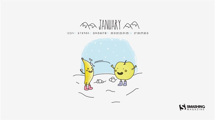 Januar 2014 Kalender Wallpaper (2) #15