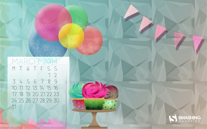 März 2014 Kalender Wallpaper (2) #4