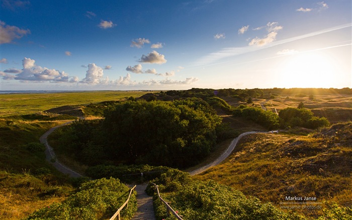 Spiekeroog 施皮克奧格島風景，Windows 8 主題壁紙 #7