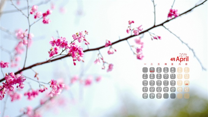 Avril 2014 calendriers fond d'écran (1) #4