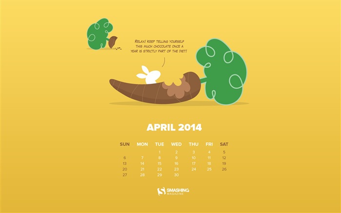 April 2014 calendar wallpaper (2) #15