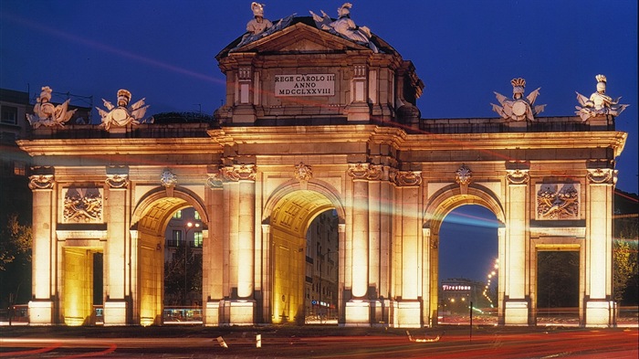 Capitale espagnole de Madrid, ville paysage fonds d'écran HD #15