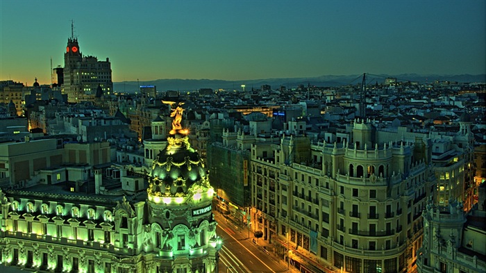 Spanischen Hauptstadt Madrid, Stadtlandschaft HD Wallpaper #13