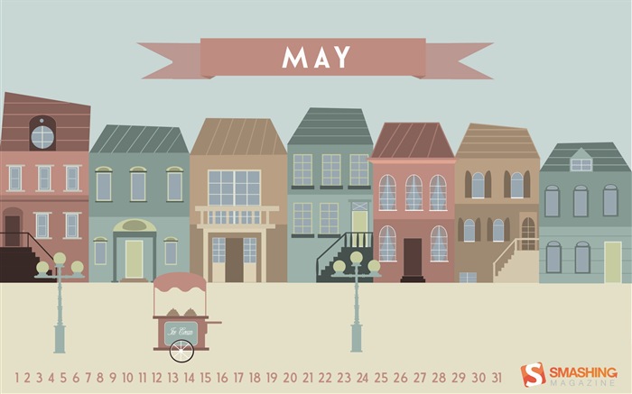 May 2014 calendar wallpaper (2) #4