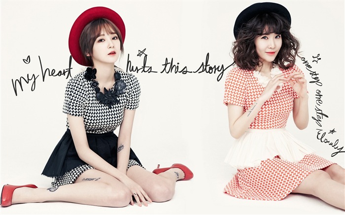 Davichi, Korean girl group duo, HD wallpapers #2