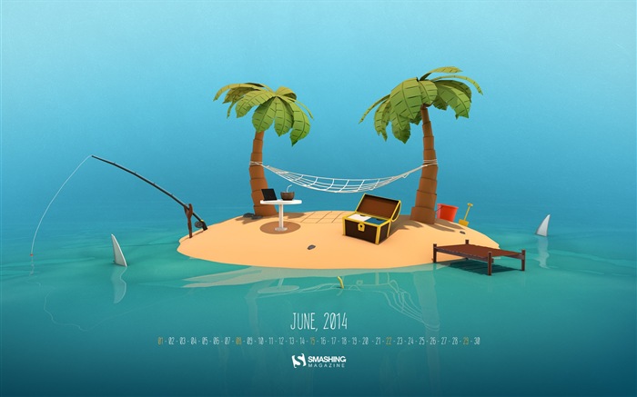 June 2014 calendar wallpaper (2) #20