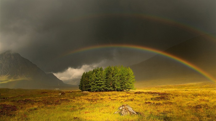 Schöner Regenbogen Landschaft HD Wallpaper #6