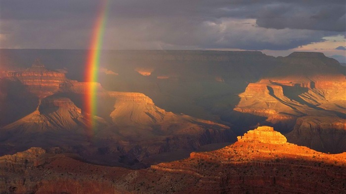 Schöner Regenbogen Landschaft HD Wallpaper #12