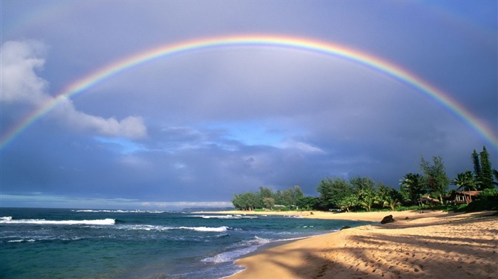 Fondos de pantalla HD paisaje rainbow Hermosas #15