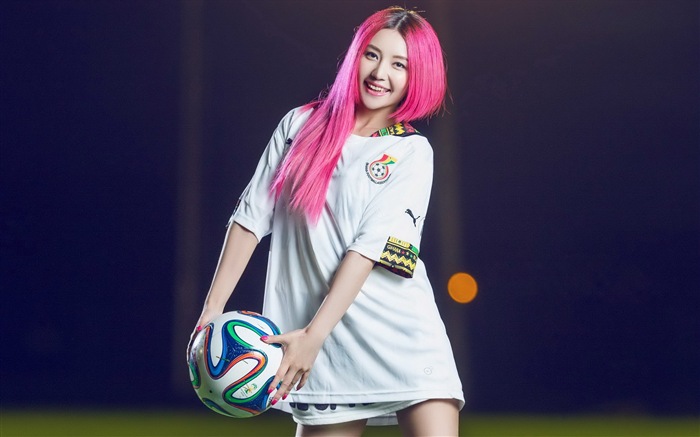 32 World Cup jerseys, football baby beautiful girls HD wallpapers #32