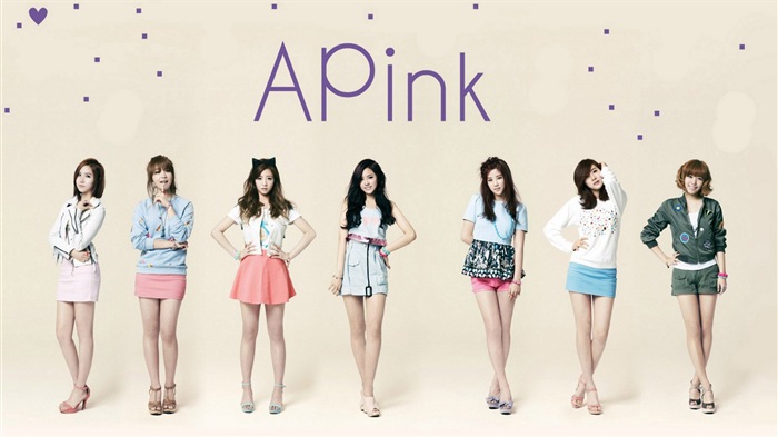 한국 음악 걸 그룹, A Pink 핑크의 HD 배경 화면 #2