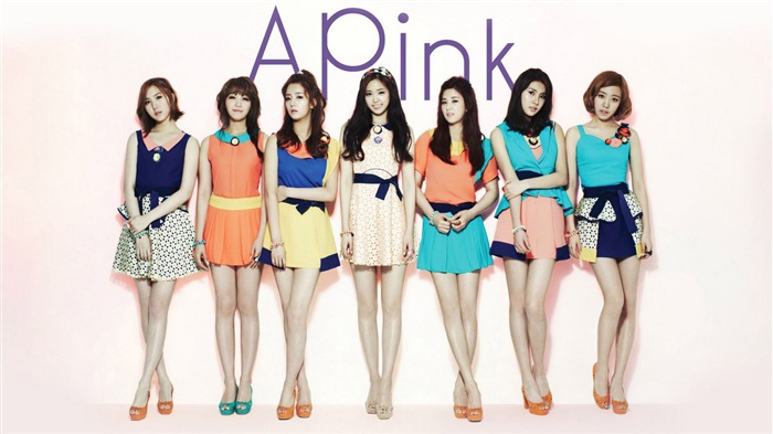 韩国音乐女子组合 A Pink 高清壁纸6