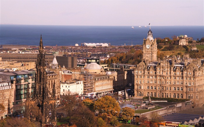Hermosa ciudad de Edimburgo, Escocia, fondos de pantalla de alta definición #7