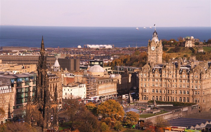 Belle ville d'Edimbourg, en Ecosse fonds d'écran HD #7