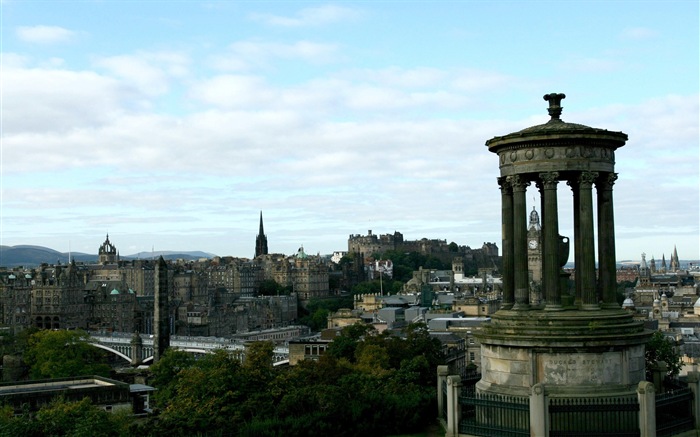 Belle ville d'Edimbourg, en Ecosse fonds d'écran HD #9