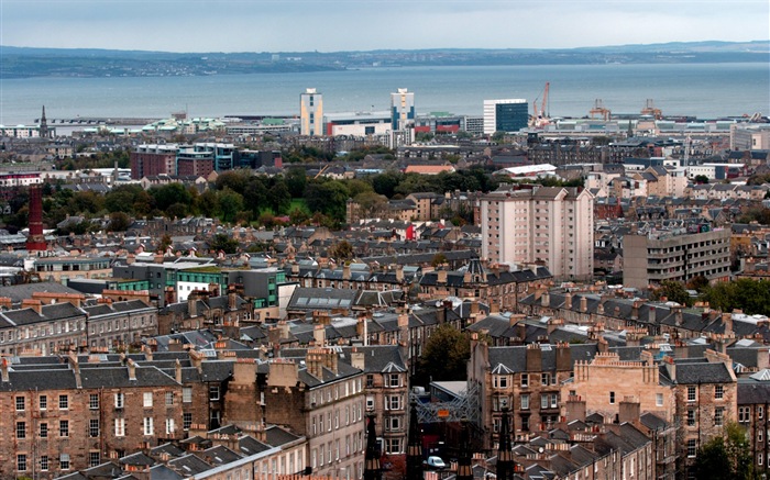 Belle ville d'Edimbourg, en Ecosse fonds d'écran HD #10