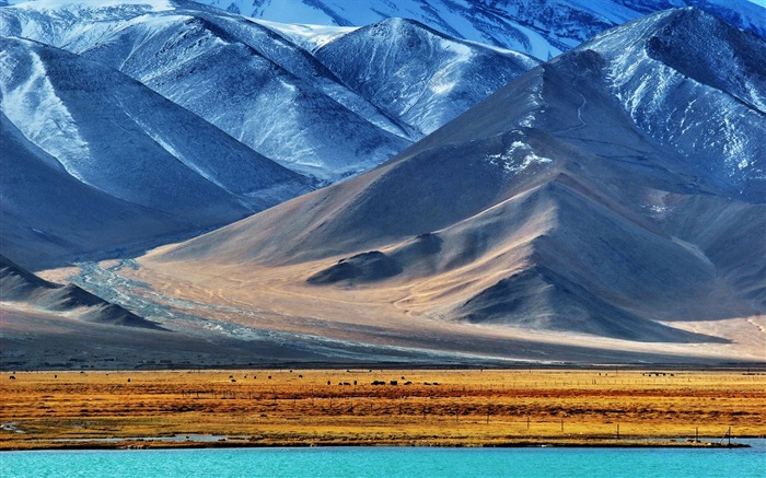 Pamirs beautiful scenery HD wallpapers #8