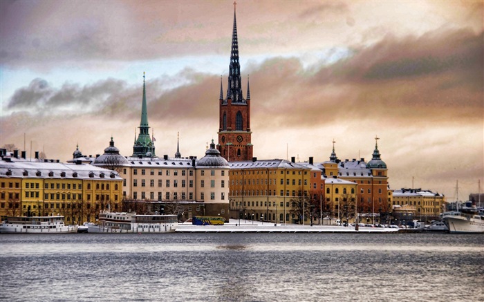 Stockholm, Sweden, the city landscape wallpaper #17