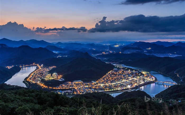 2,014 Bing fondos de pantalla de alta definición del tema urbano #17