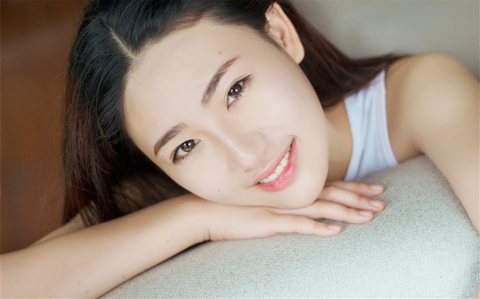 순수하고 사랑스러운 아시아 여자의 HD 배경 화면 #15